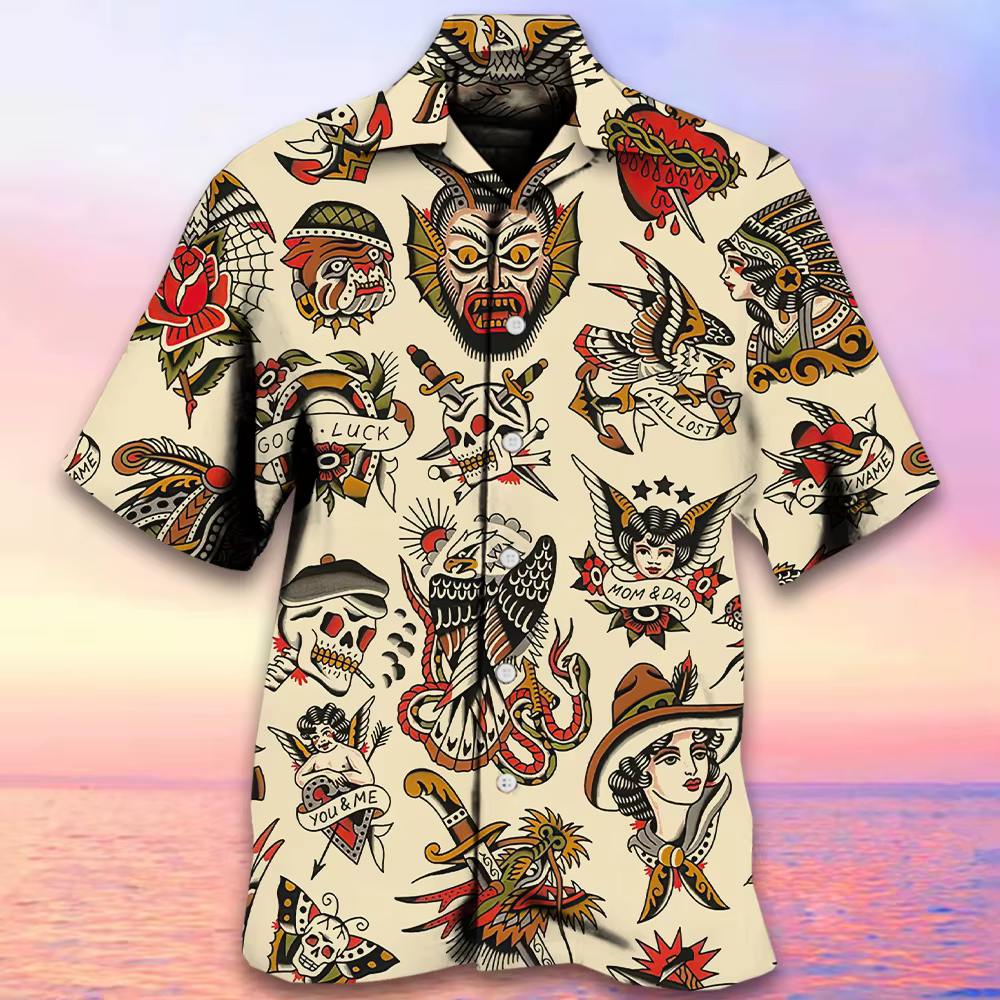 Chemise rétro pour hommes
