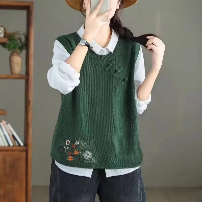 Gilets en tricot pour femmes
