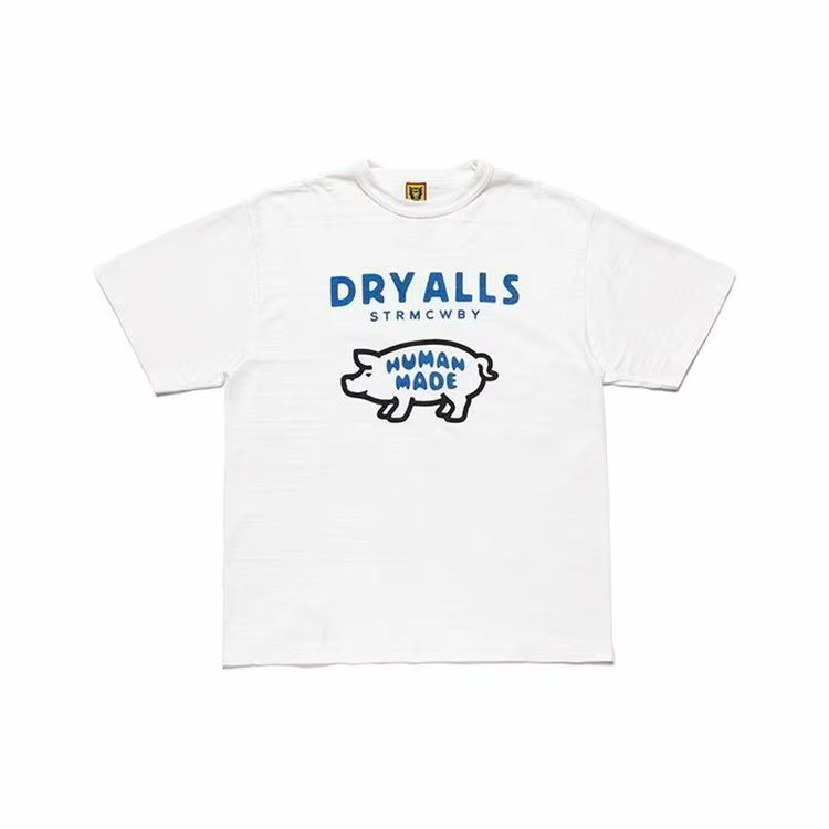 T-shirt à manches courtes avec logo en lettres et imprimé cochon
