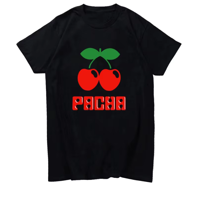 Pacha Ibiza House Cool Dance Space Privilege White Island T-shirts graphiques en coton Nouveaux