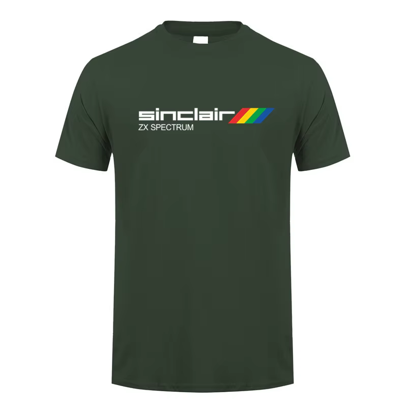 Sinclair Zx spectre T-shirt hauts été à manches courtes coton homme