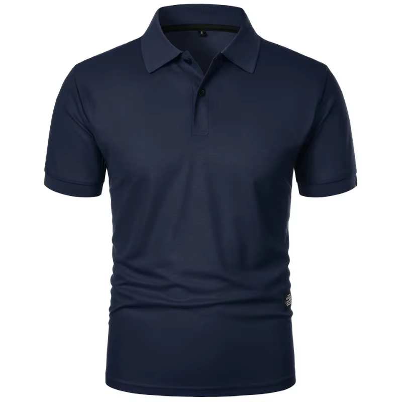 Polo de couleur unie pour hommes