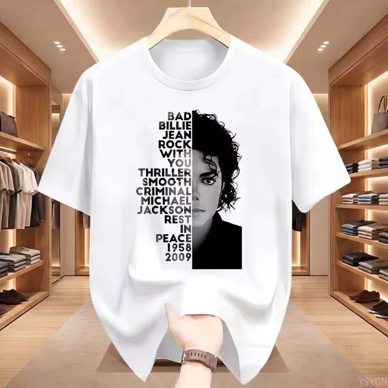 T-shirts Michael Jackson King of Pop pour femme