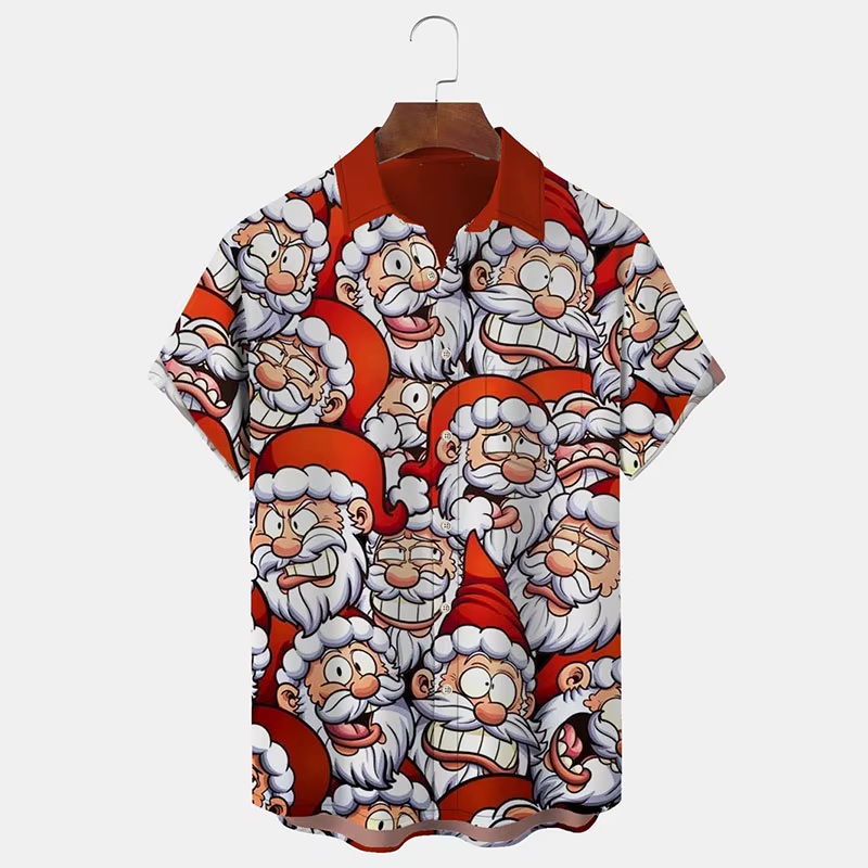 Chemise de noël humoristique et drôle pour hommes