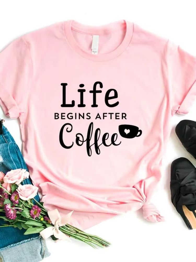 T-shirt manches courtes col rond femme