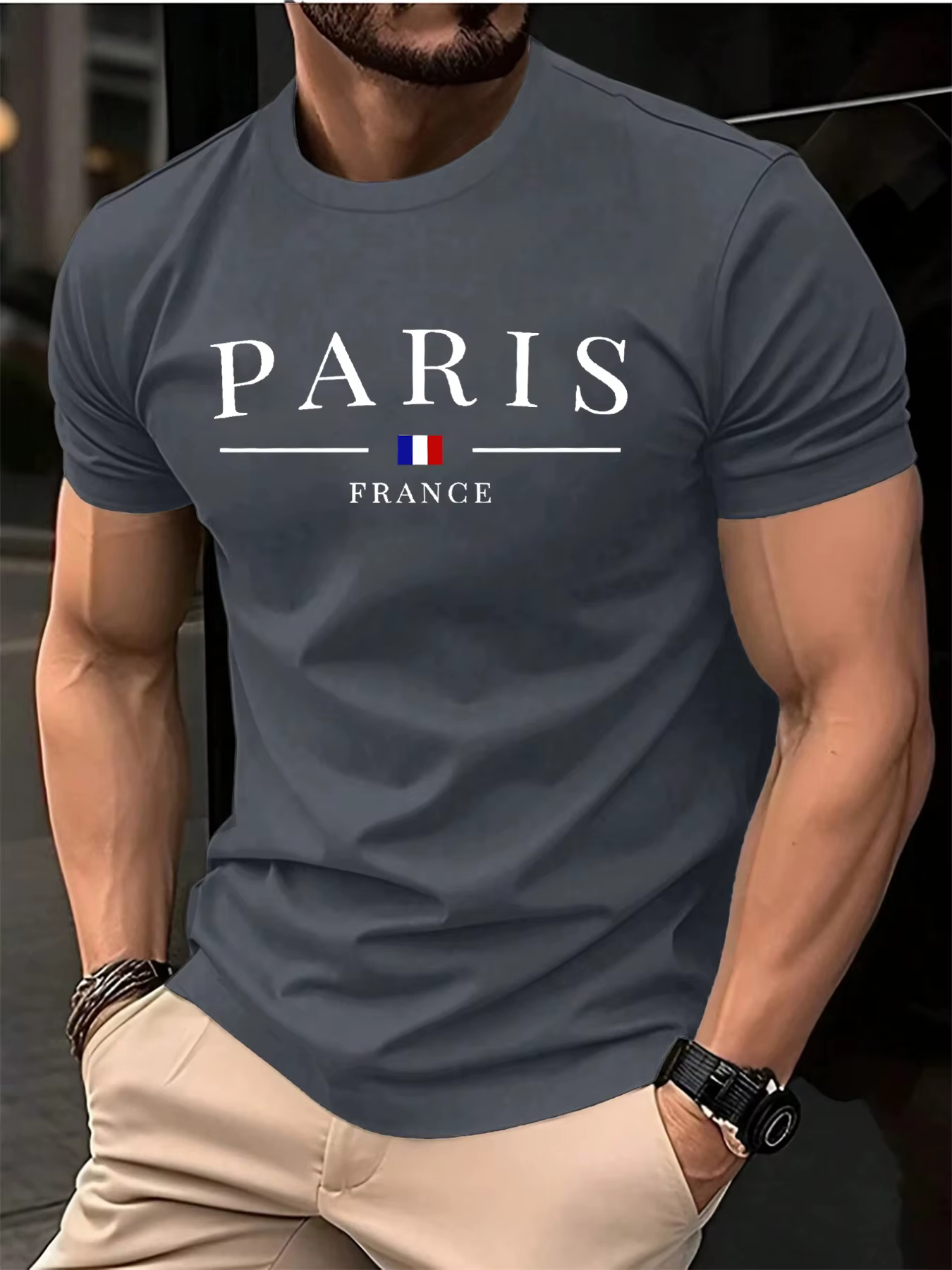 T-shirt en coton pur pour homme et femme