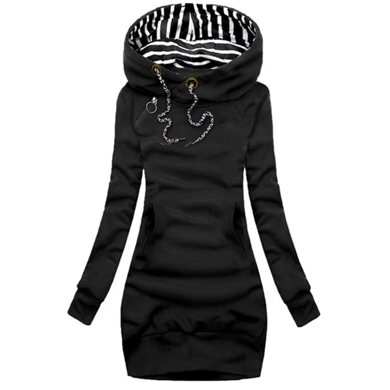 Robe à capuche décontractée