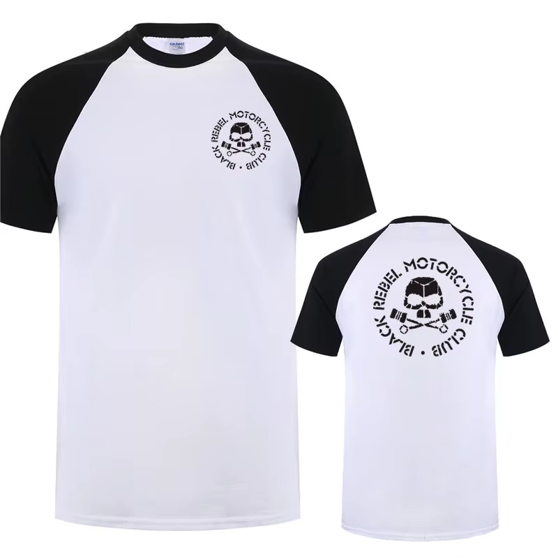 Black Rebel Motorcycle Club T Shirt pour hommes d'été Cool Cotton Short Sleeve MC