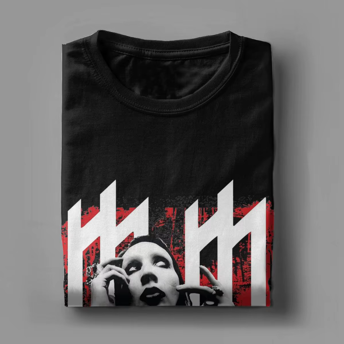 Marilyn Manson T-shirt manches courtes pour homme et femme
