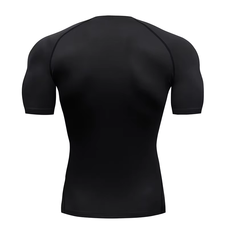 T-shirt de sport de compression à séchage rapide pour hommes