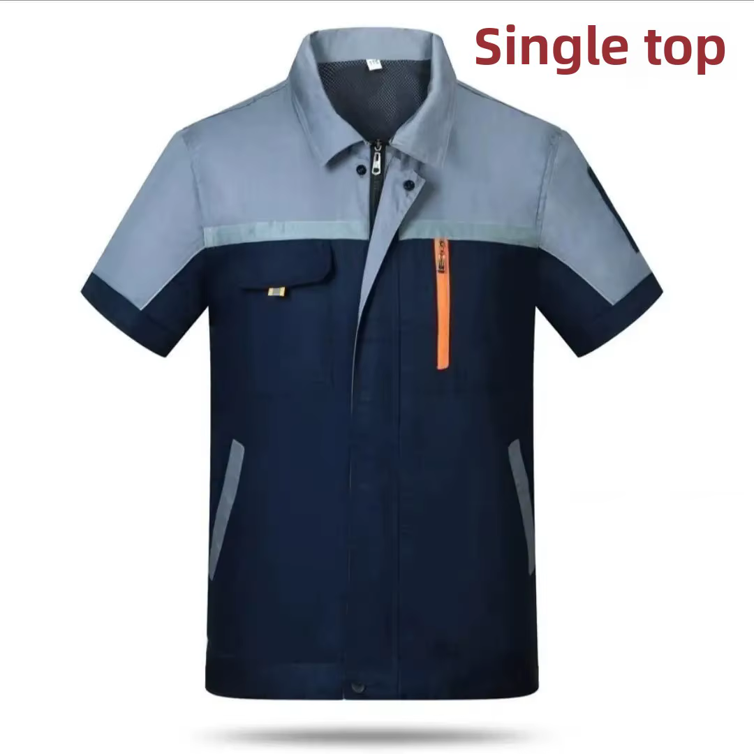 Uniforme de travail d'été à manches courtes pour hommes