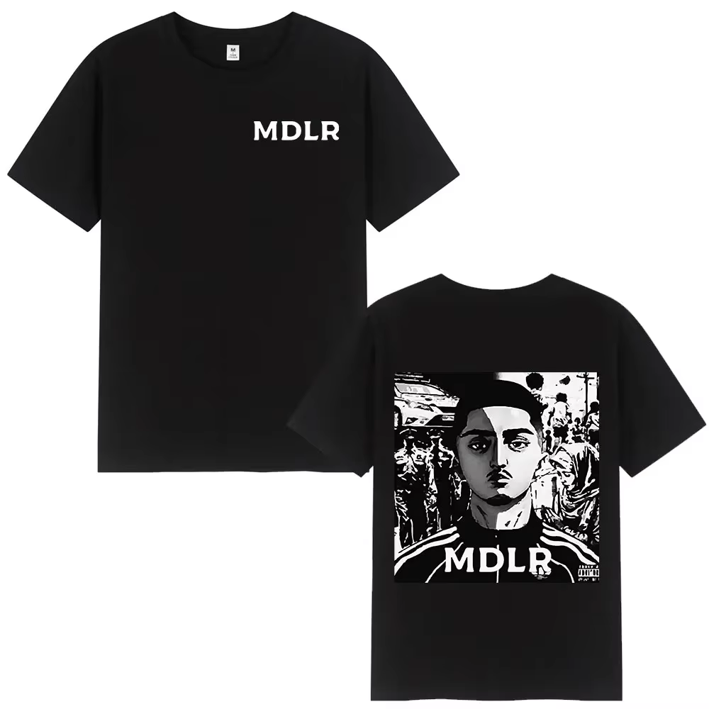 Rappeur Morad MDLR impression graphique t-shirt mode Hip Hop rue à manches courtes T-shirts hommes femmes haute qualité