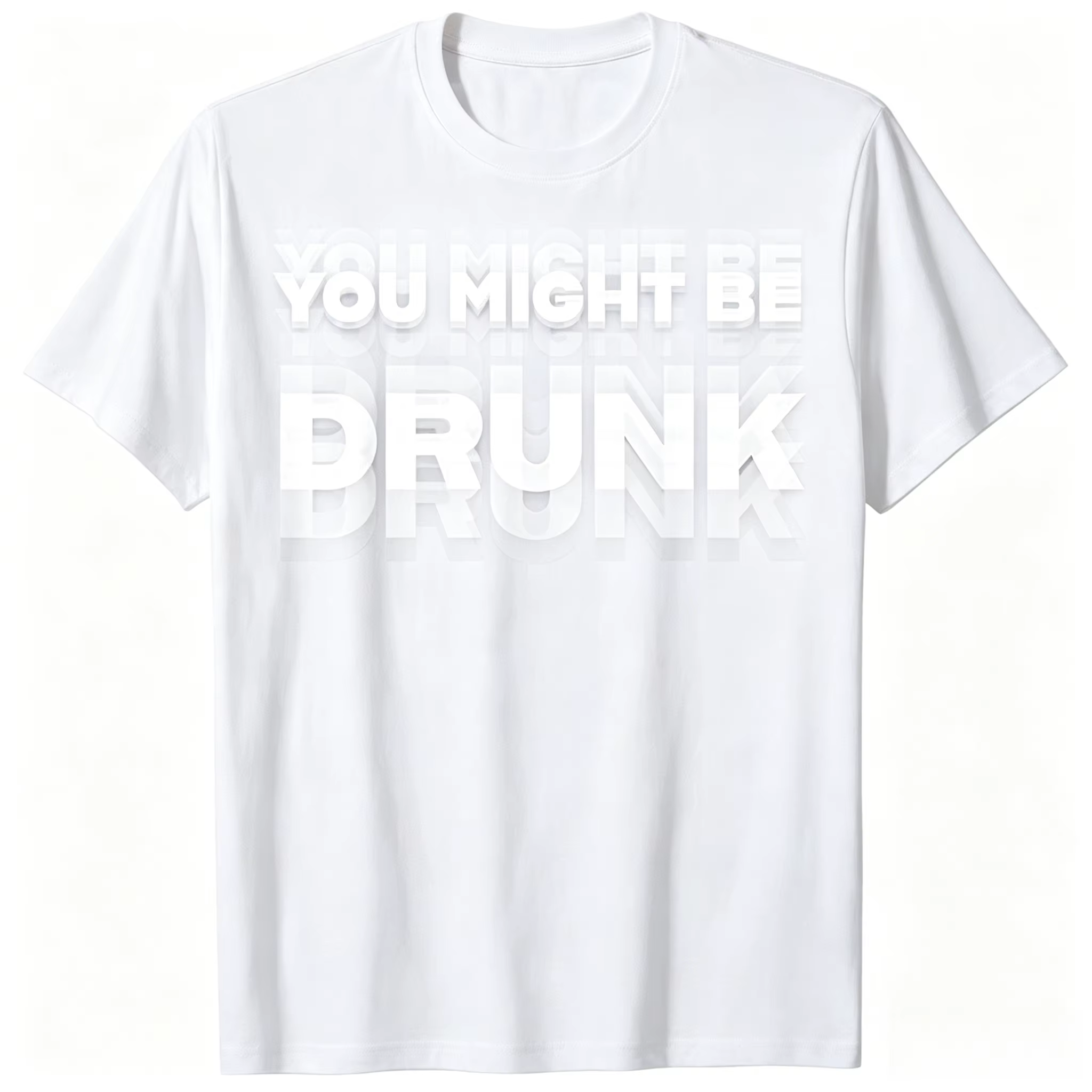 Nouveau T-shirt humoristique 2026 : « Vous pourriez être ivre ? » – Motif cool pour buveurs