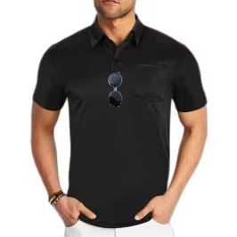 Nouveau Polo décontracté d'été à manches courtes et col à revers
