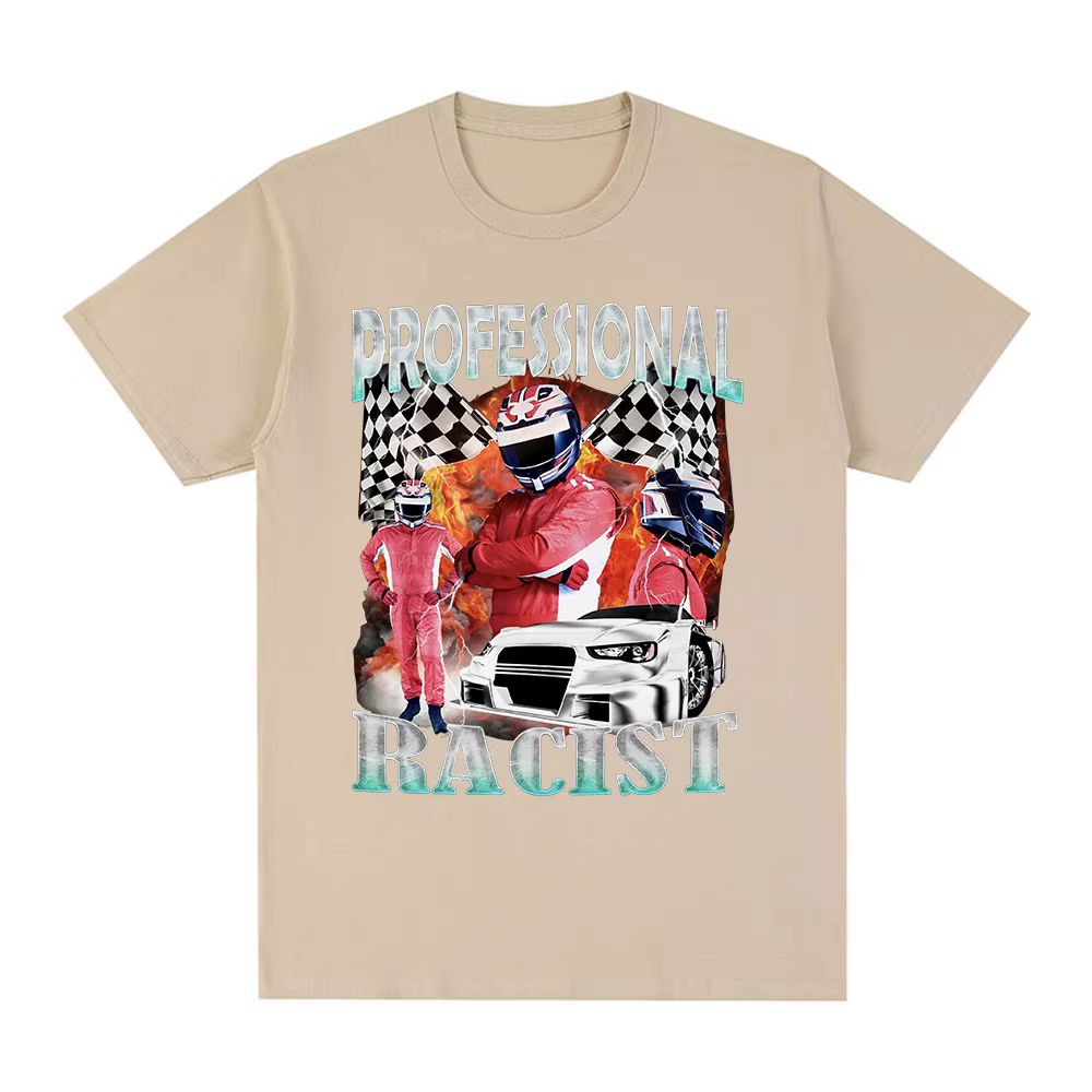 T-Shirt graphique de course professionnelle drôle Racing Meme hommes mode Vintage manches courtes T-shirts 100% coton
