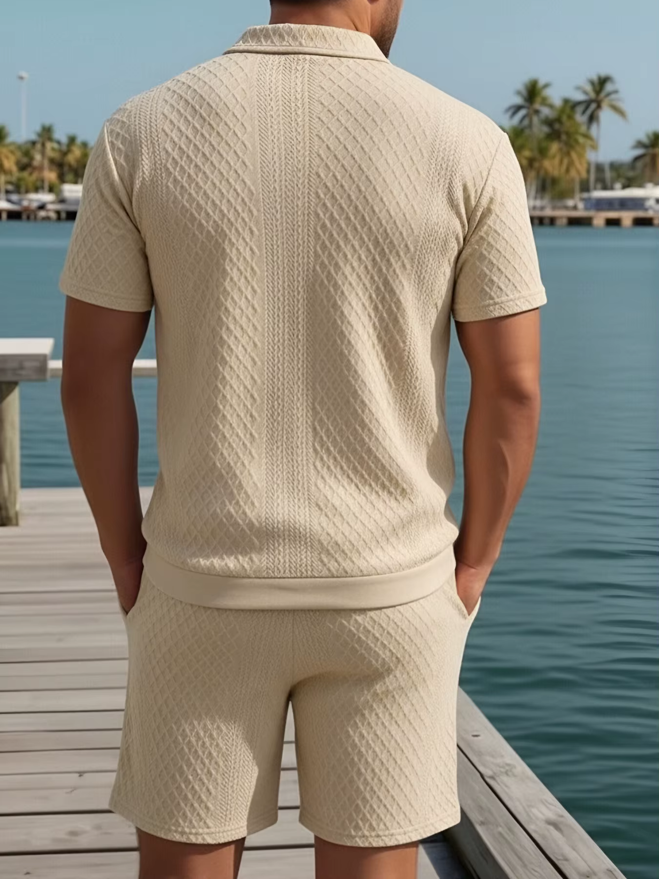 Ensemble polo et short pour homme