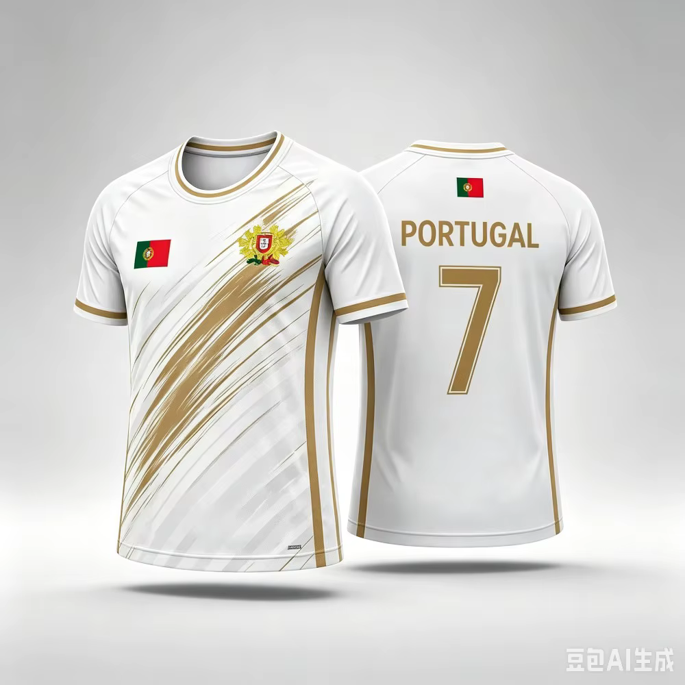 T-shirts pour hommes imprimés avec le drapeau national du Portugal