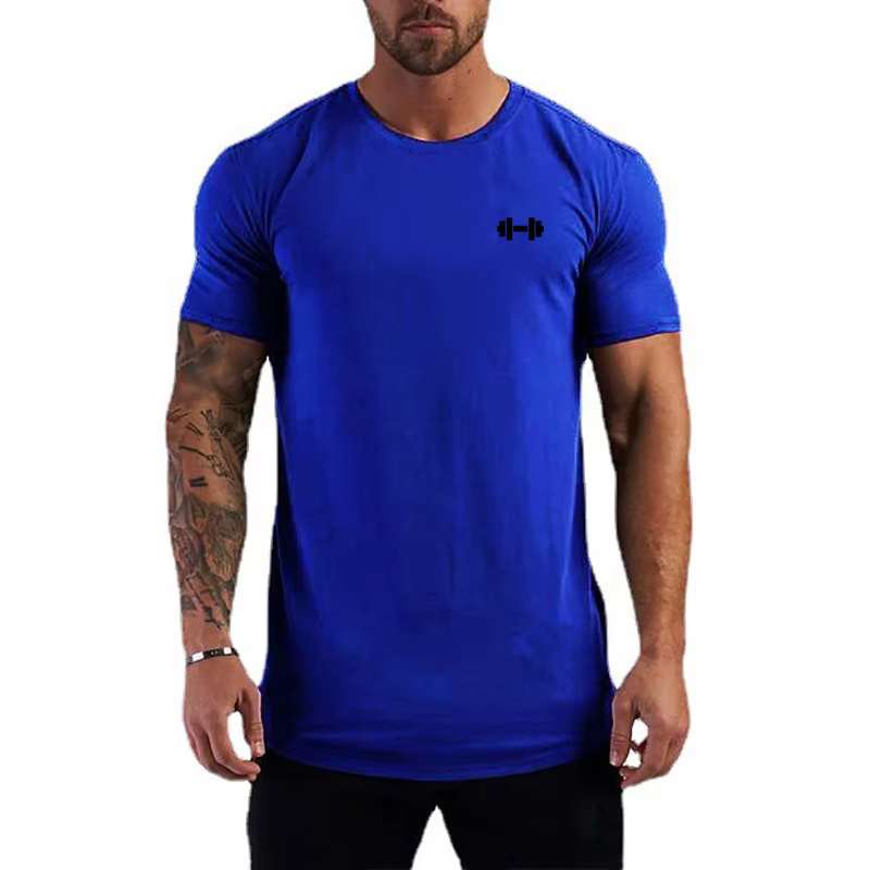 T-shirts de course d'été en coton respirant