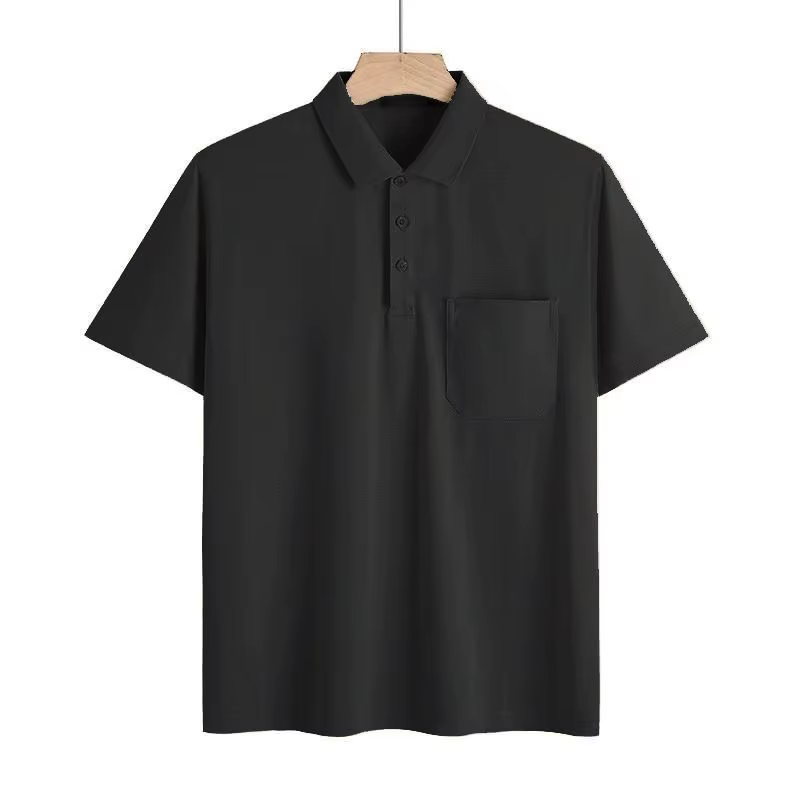 Polo gris pour homme, décontracté