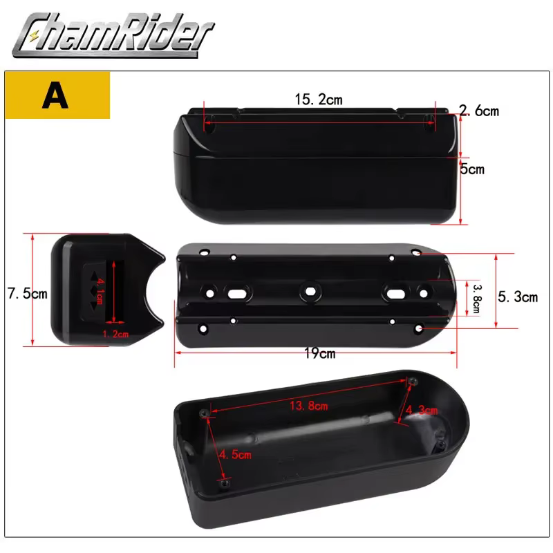 Boîtier de contrôleur de vélo électrique, boîtier de contrôleur de vélo électrique 250W petit 350W 500W grand 1000W Kit de Conversion de vélo électrique Extra Large