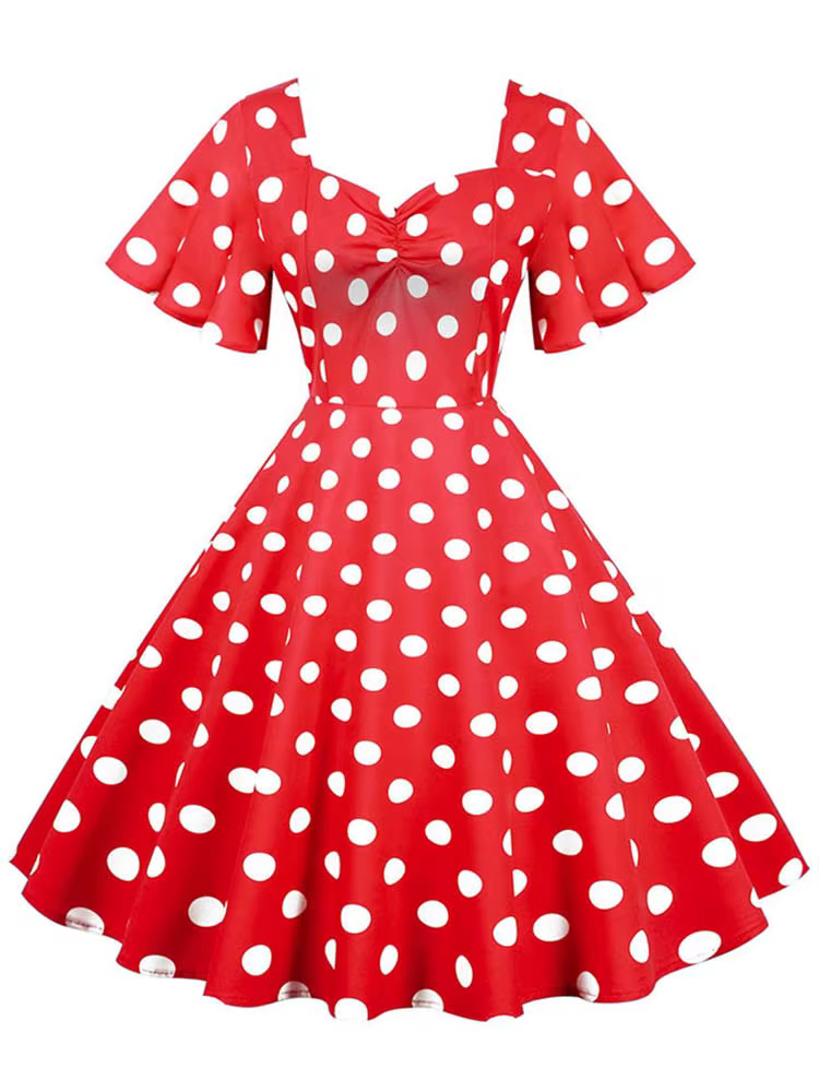 Robe d'été à manches papillon pour femmes
