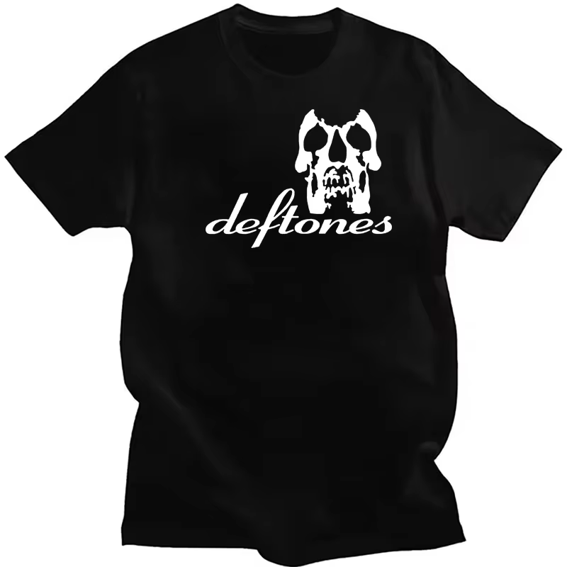 Deftones Rock Band T-shirt imprimé femmes hommes Streetwear Y2K haut à manches courtes été Vintage rétro décontracté
