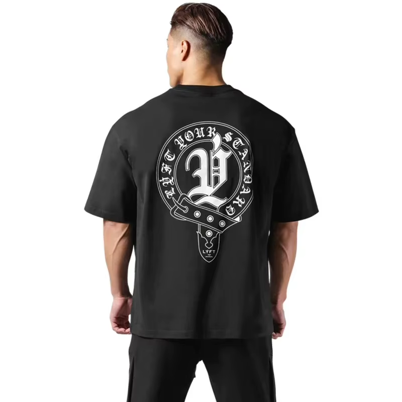 CircFT-T-Shirt à Manches Courtes en Coton pour Homme