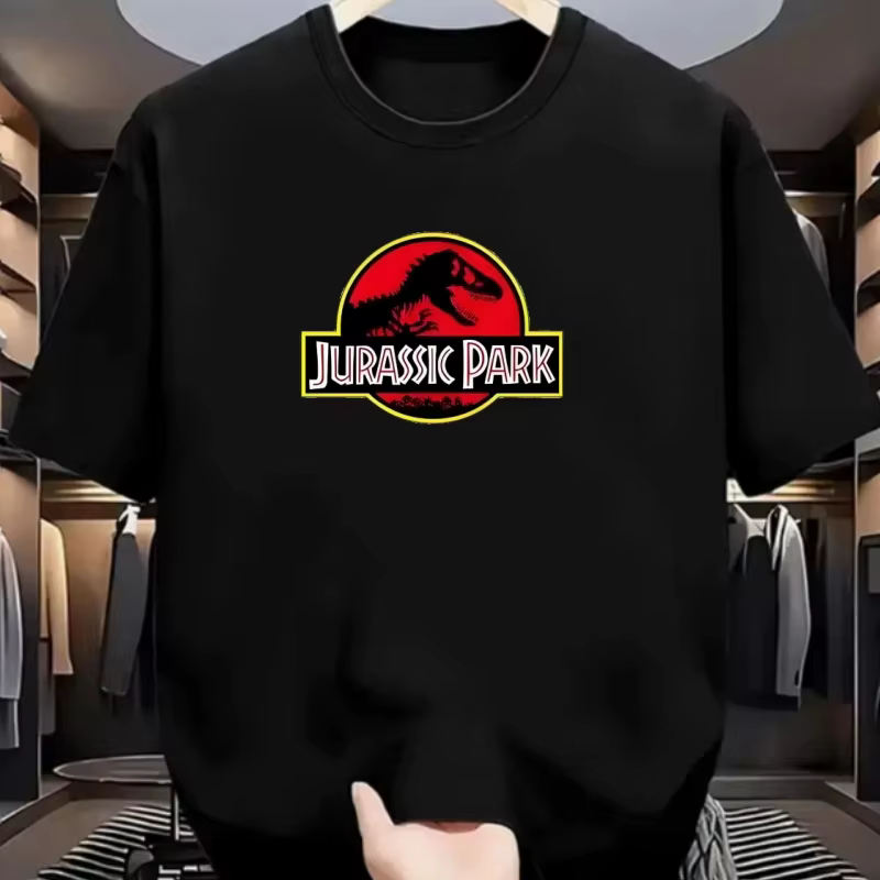 2025 Jurassic Park T-shirt femmes 100% coton imprimé