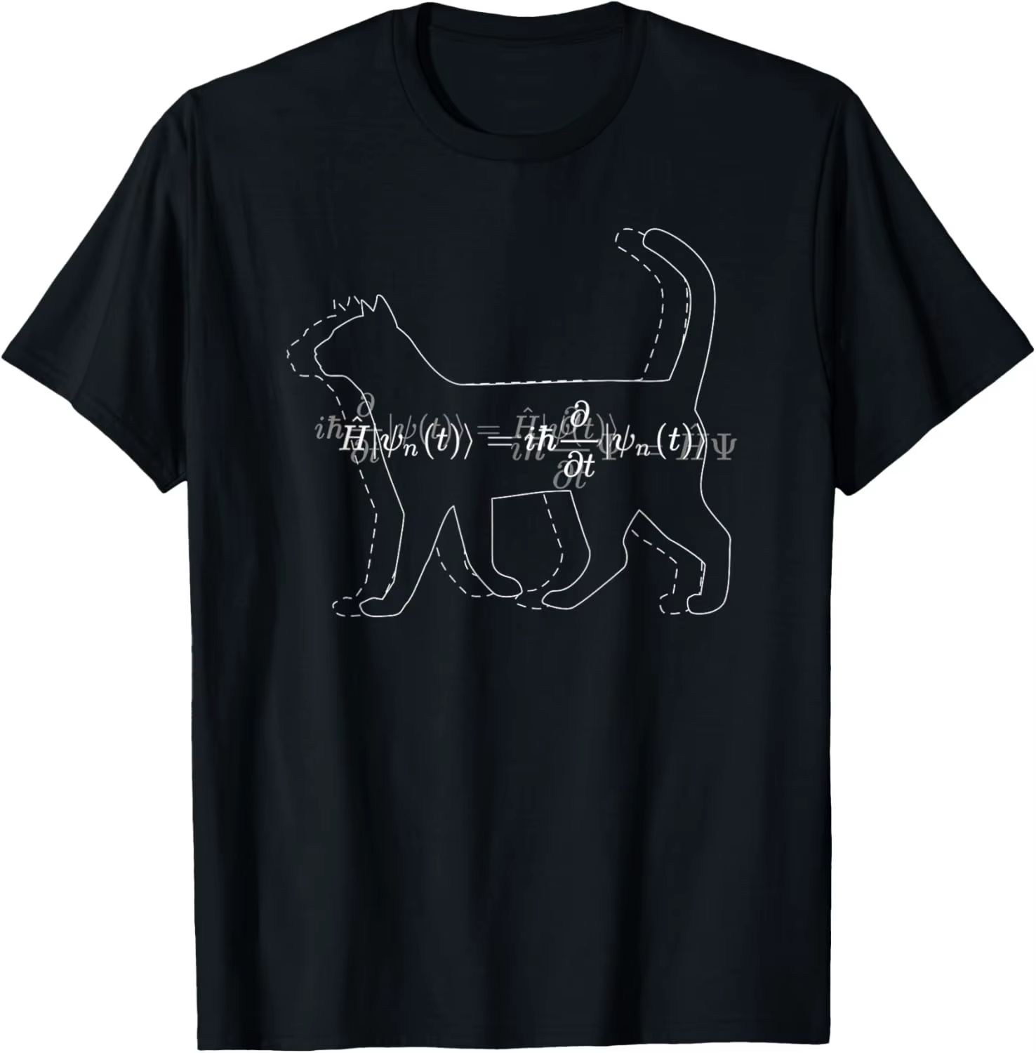 Drôle Schrodinger's Cat Quantum Mechanics T-shirts mode Manga bande dessinée hommes formule beaux