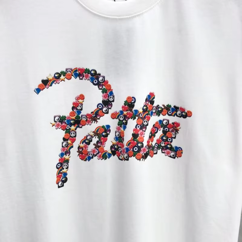 T-shirt Patta de haute qualité 2026ss, hip-hop, coton, logo graphique, t-shirts graphiques pour hommes et femmes