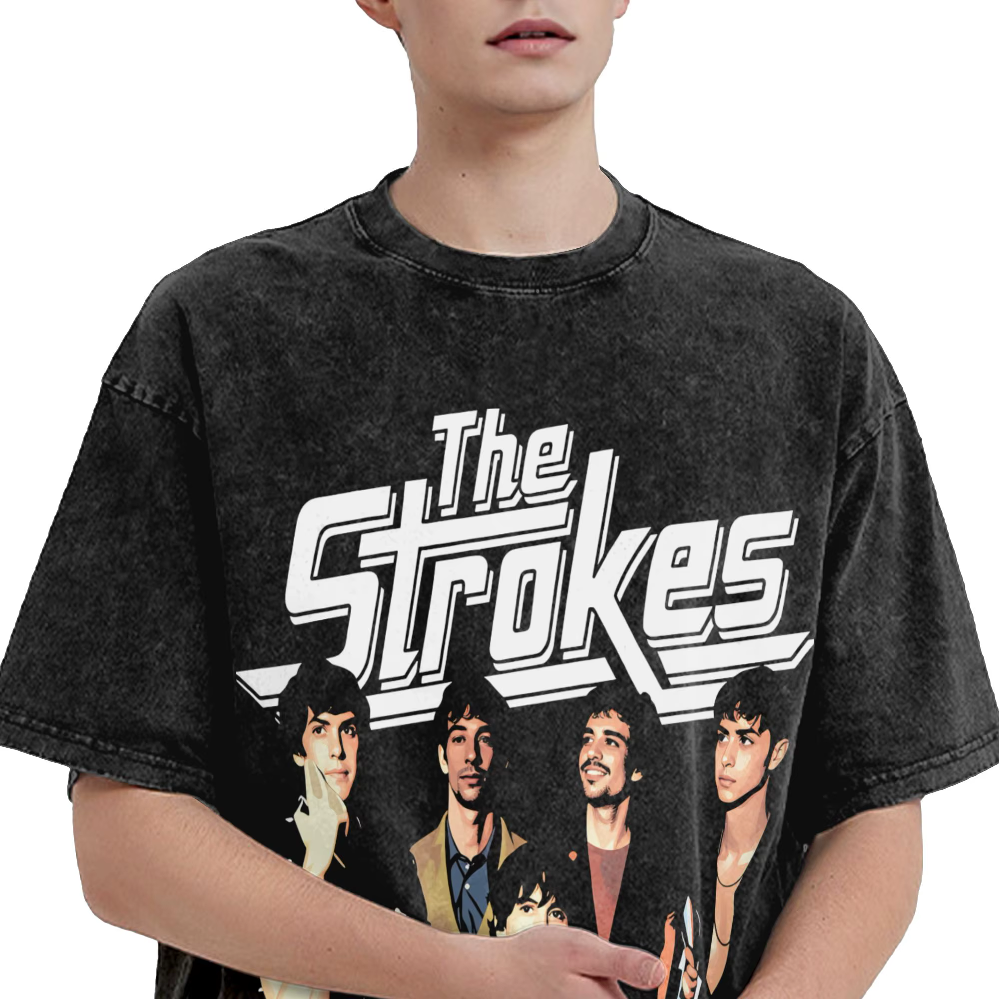 T-shirt The Strokes Band pour hommes