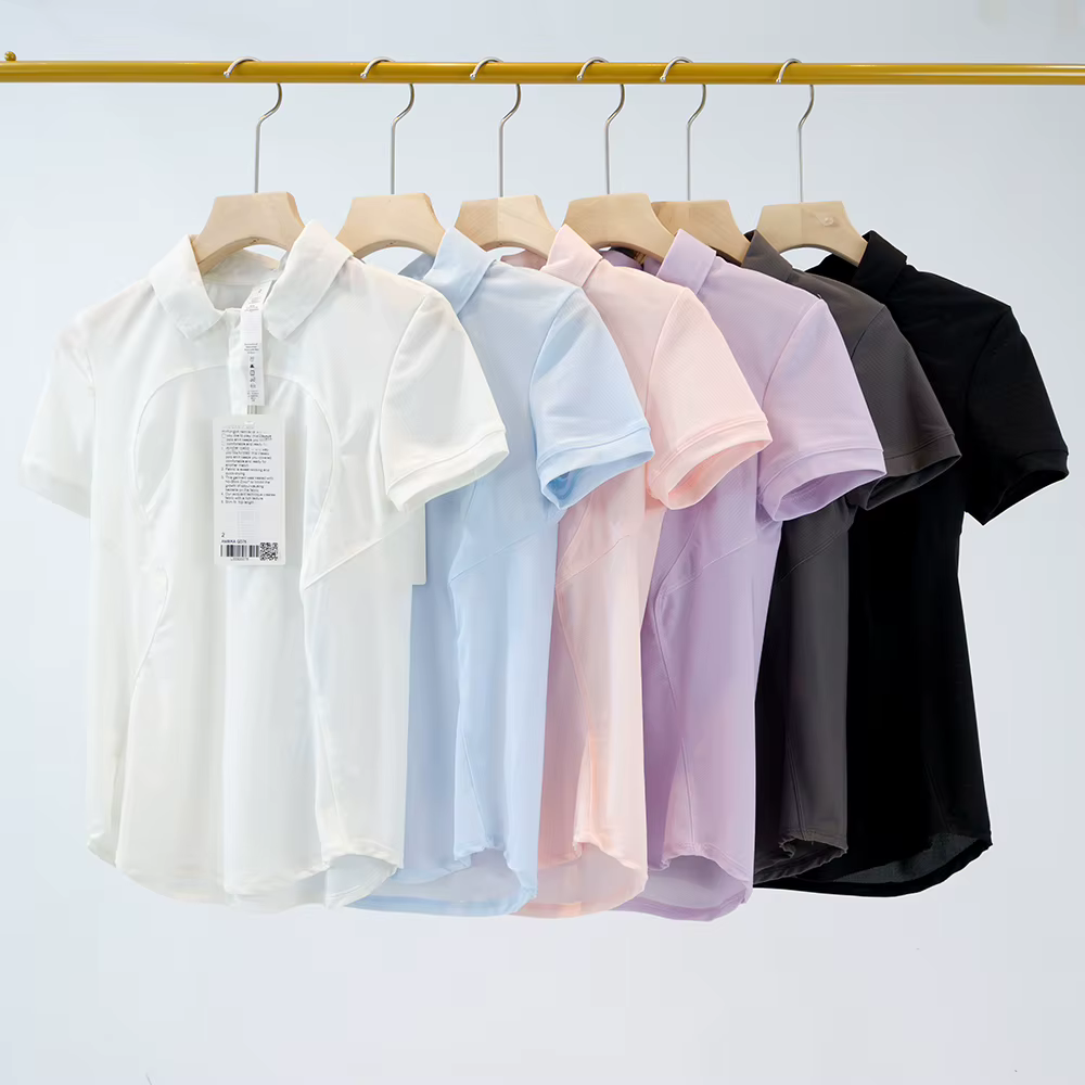 Polo à manches courtes pour femme