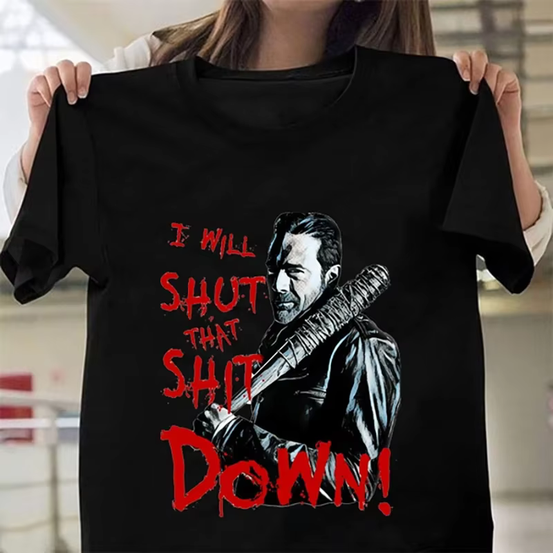 The Walking Dead t-shirt été Cool à manches courtes unisexe mode ample