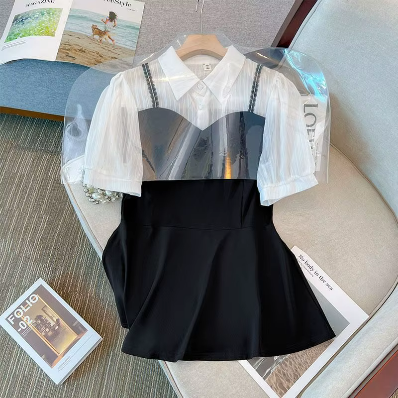 Chemise d'été grande taille tendance