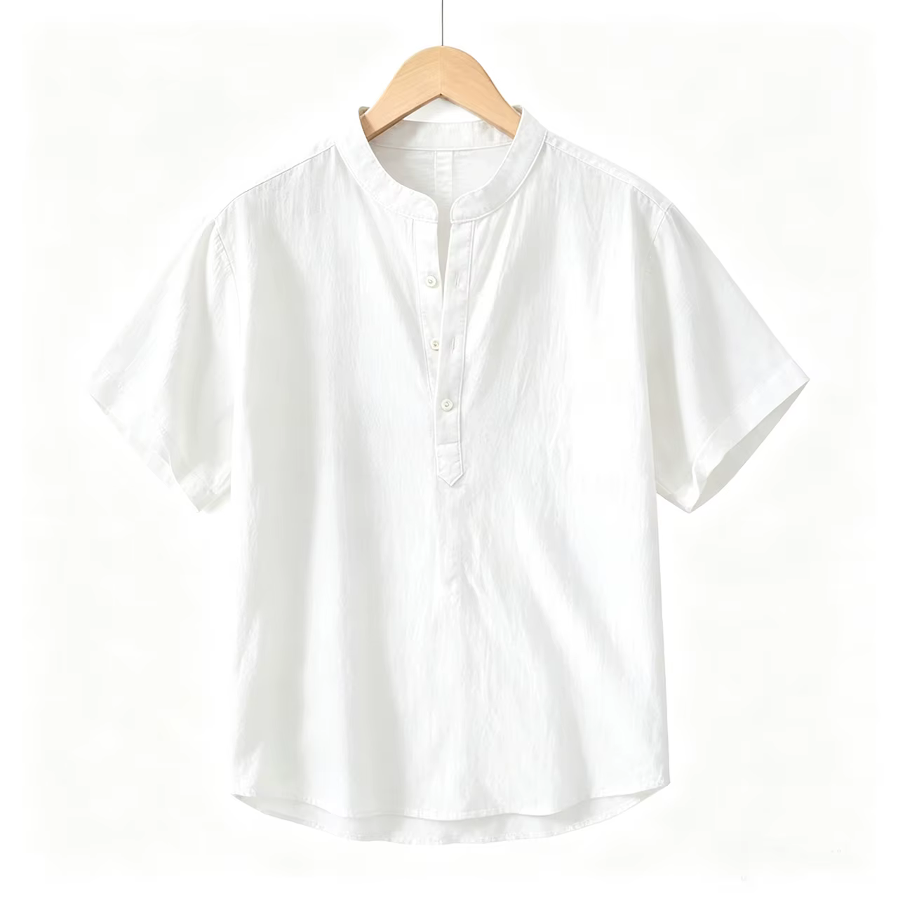 Nouvelles chemises en coton et lin pour hommes