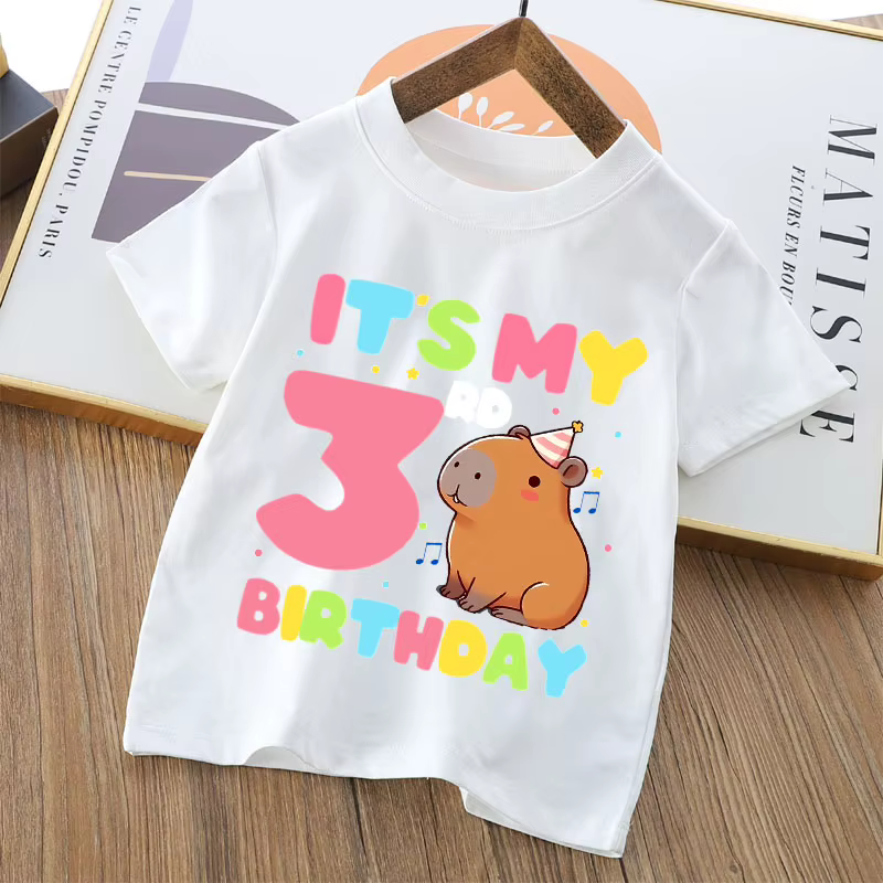 T-shirts Capibara pour garçons et filles