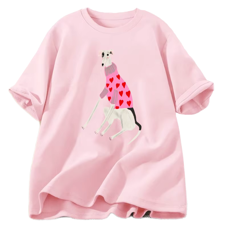 Chiot drôle T-shirt hommes femmes mignon chien de compagnie