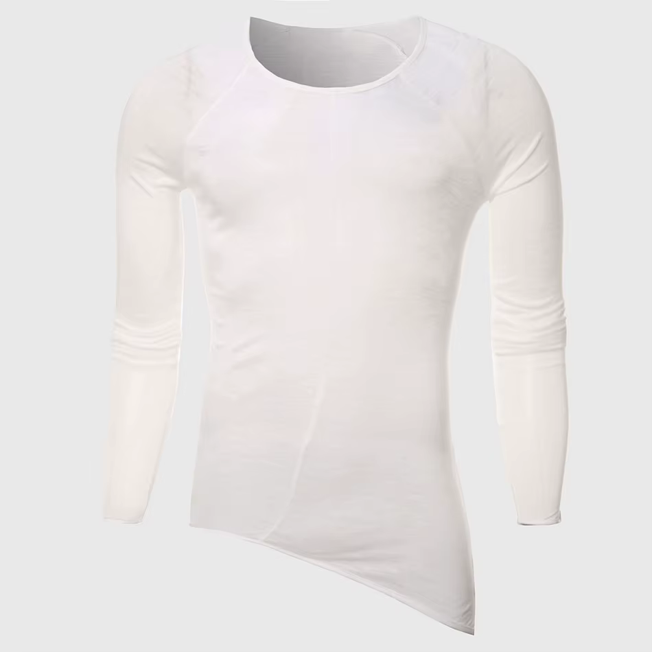T-shirt à col rond pour hommes