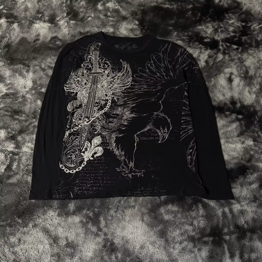 Sweat-shirt gothique noir pour hommes
