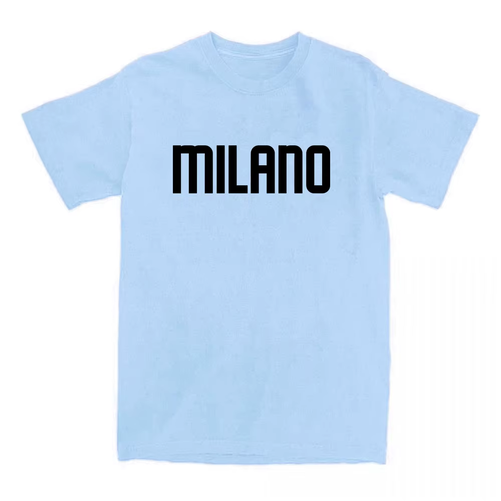 T-shirt imprimé Milano City pour hommes et femmes