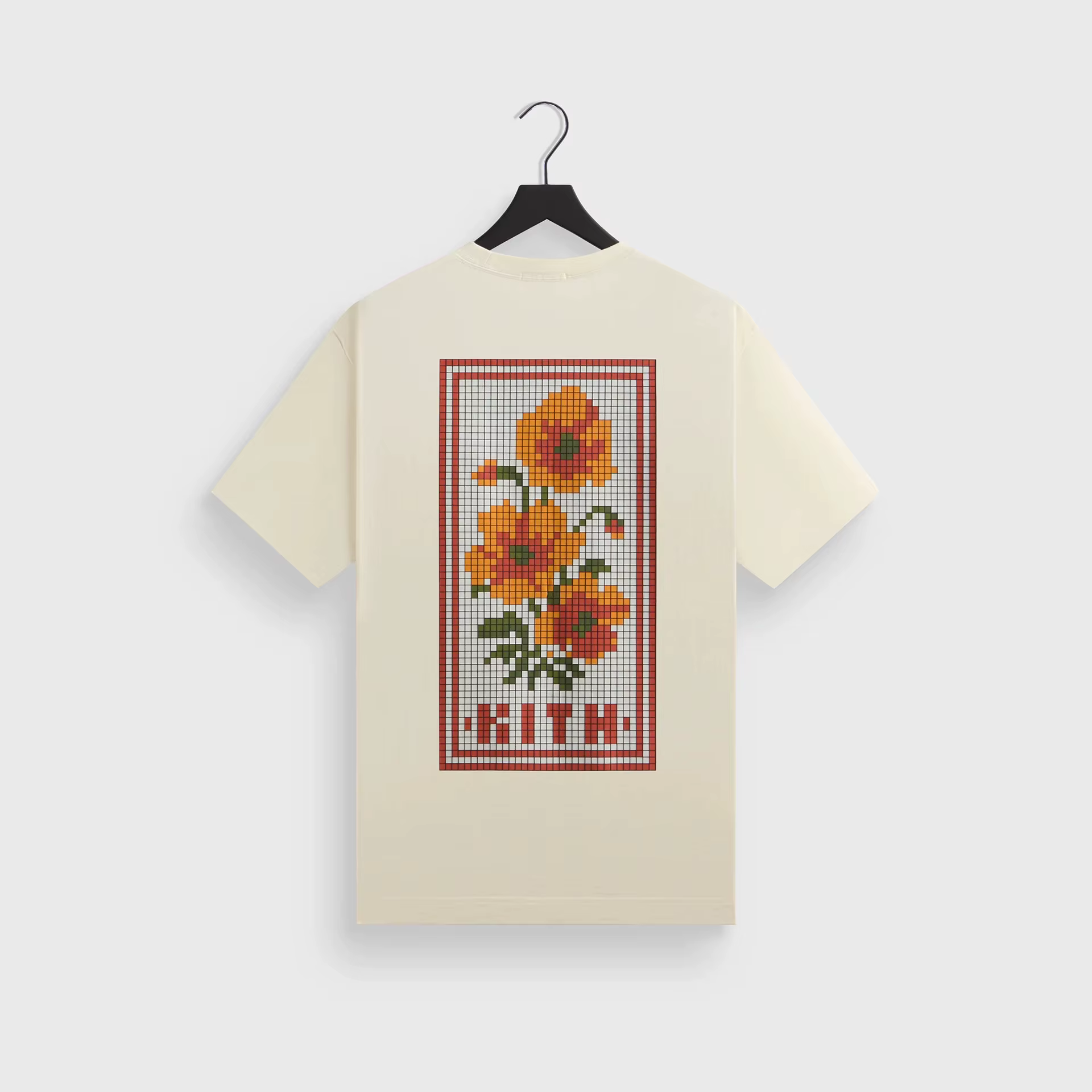 KITH Box T-shirt à manches courtes avec logo floral imprimé pour hommes et femmes