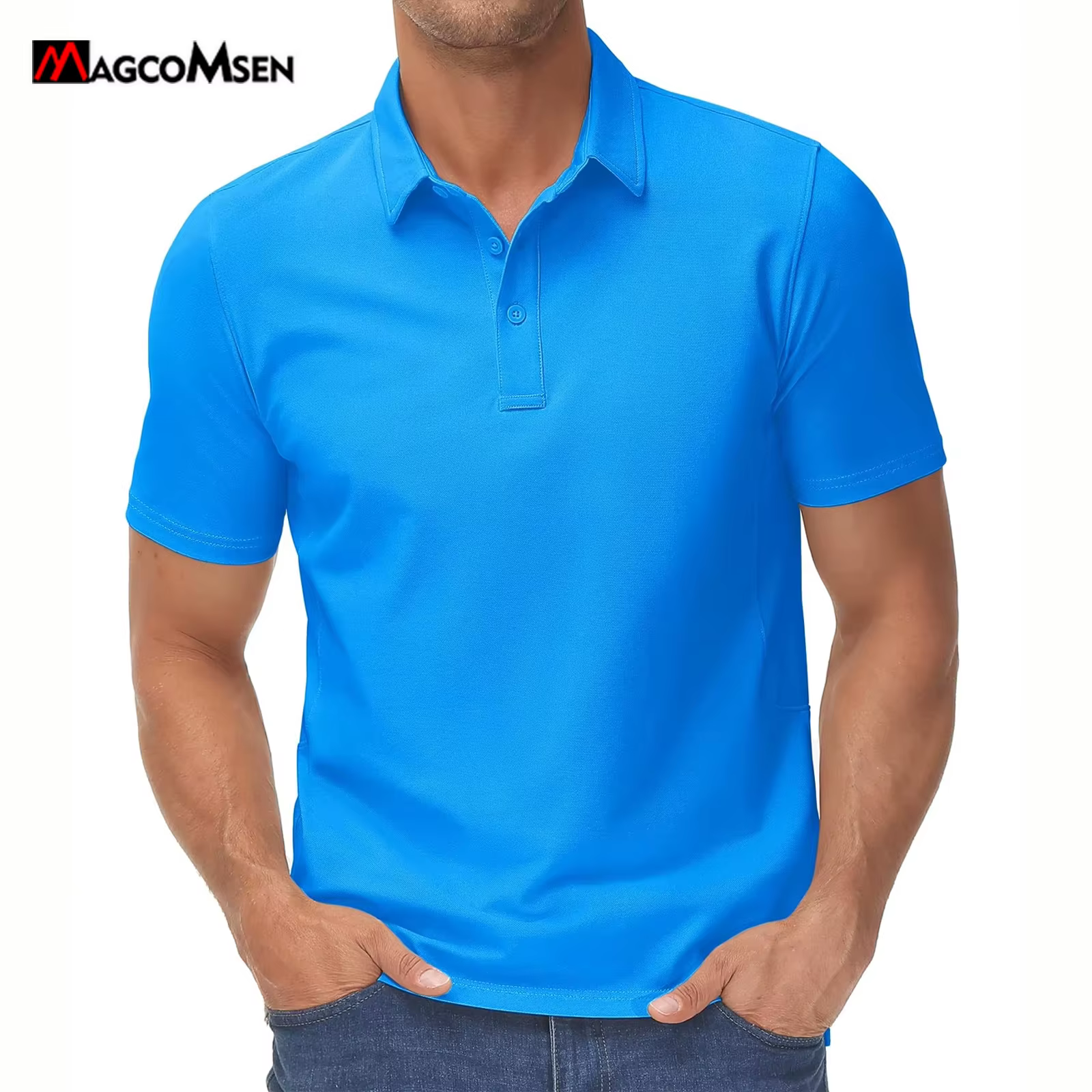 MAGCOMSEN Polo rafraîchissant pour homme