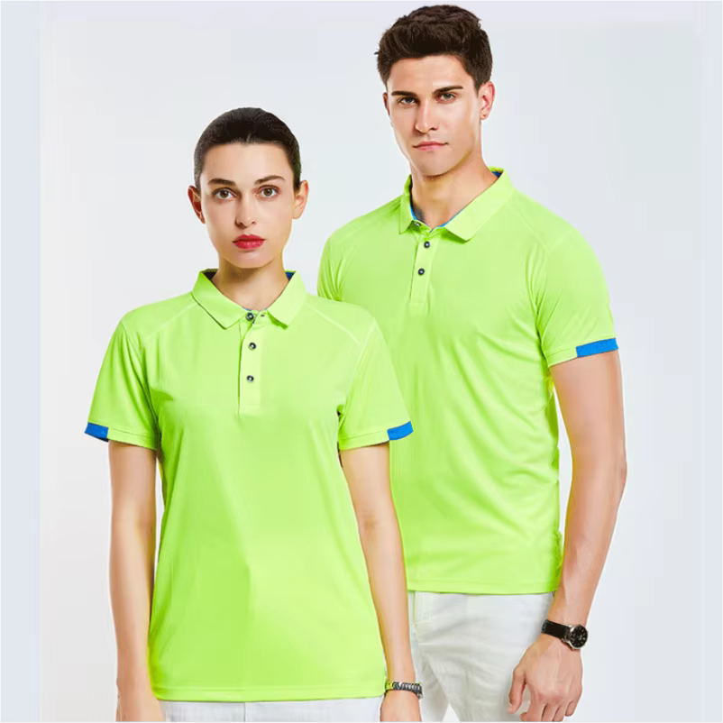 Sport décontracté séchage rapide revers à manches courtes POLO combinaison de cyclisme costume de Fitness pour hommes