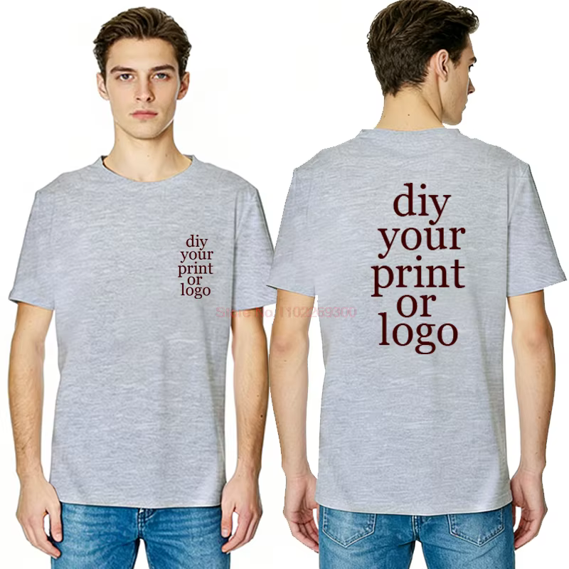T-shirt imprimé personnalisé avec votre propre design