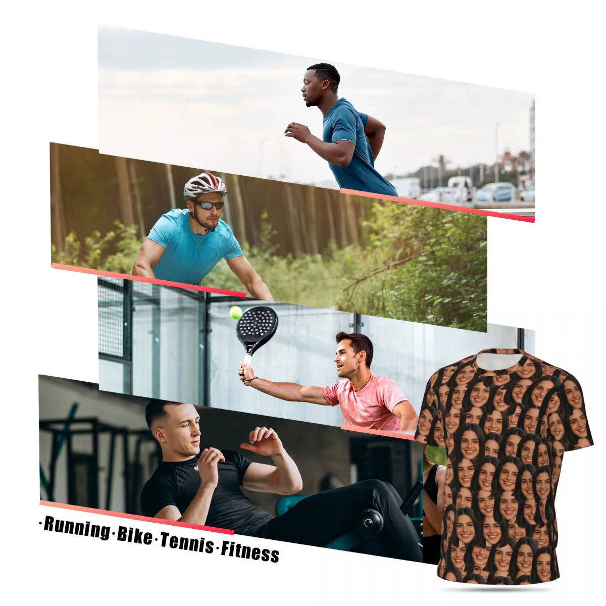 T-shirt avatar personnalisé pour hommes et femmes