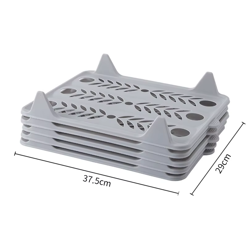 Planche pliante empilable pour vêtements, planche pliante paresseuse, chemises de synchronisation, t-shirt empilable, rangement de garde-robe, 5 pièces