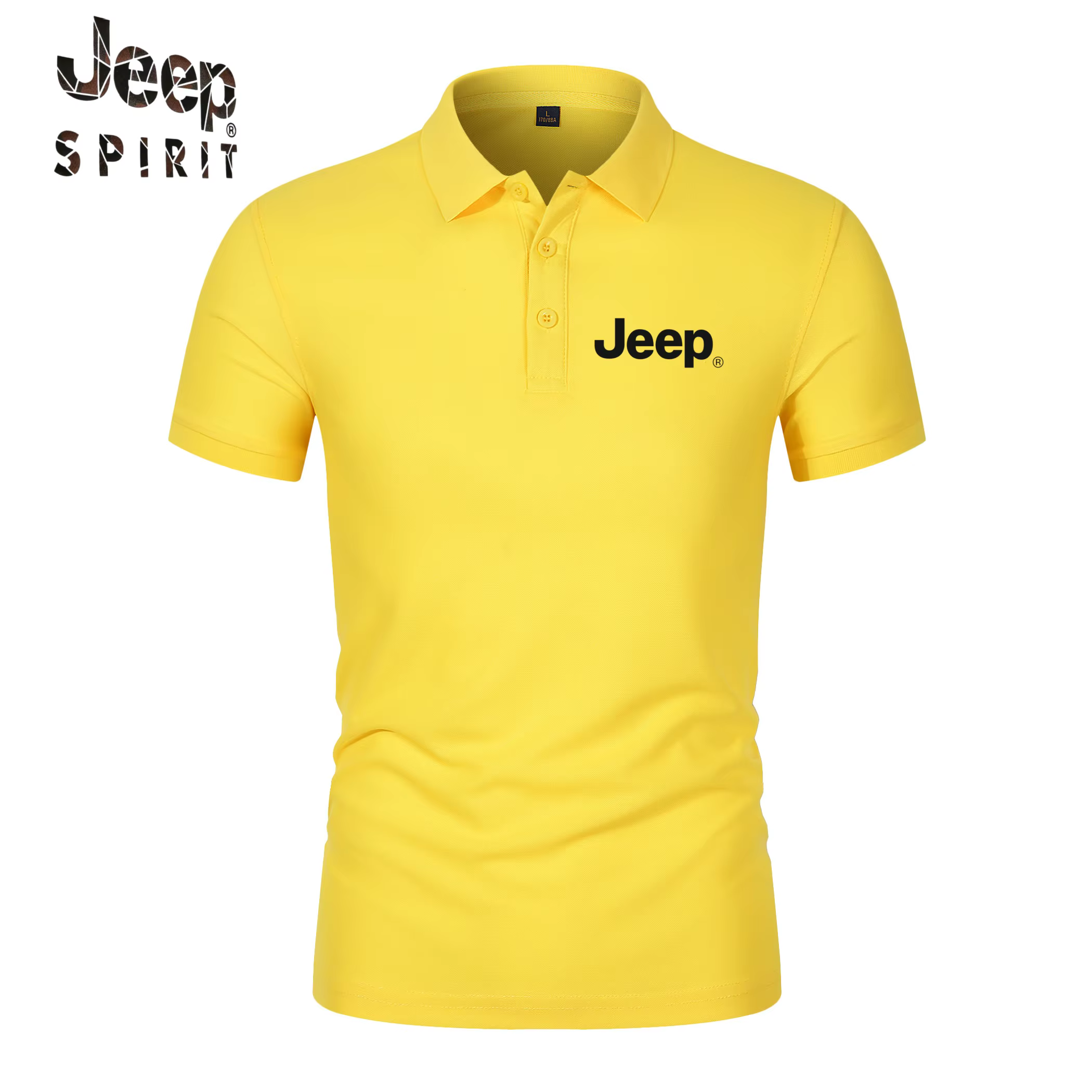 Polo d'été Jeep - T-shirt décontracté à manches courtes respirant pour le golf et le sport - Mode streetwear
