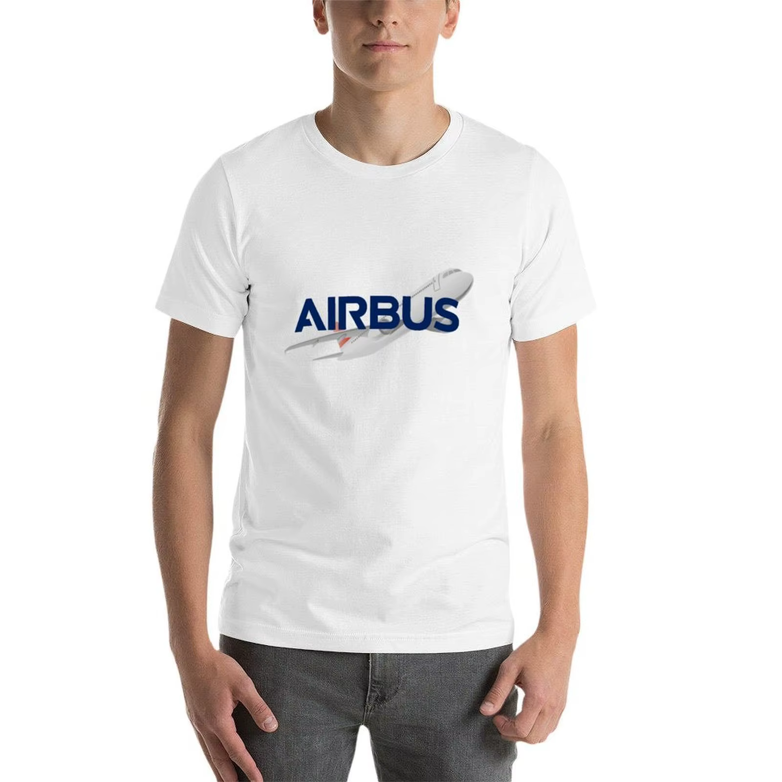 Airbus avion conception T-Shirt homme