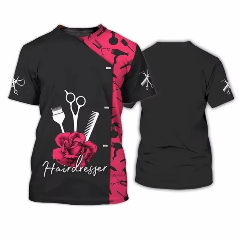 T-shirt à manches courtes et col rond pour femmes
