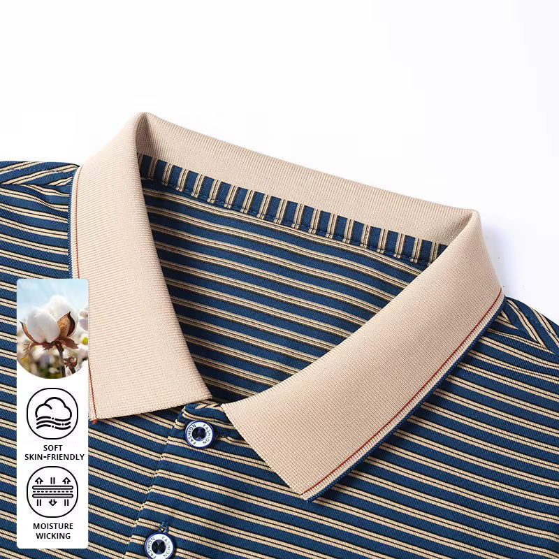 Top Grade été marque Designer polos pour hommes été dépouillé coupe ajustée à manches courtes décontracté hauts mode